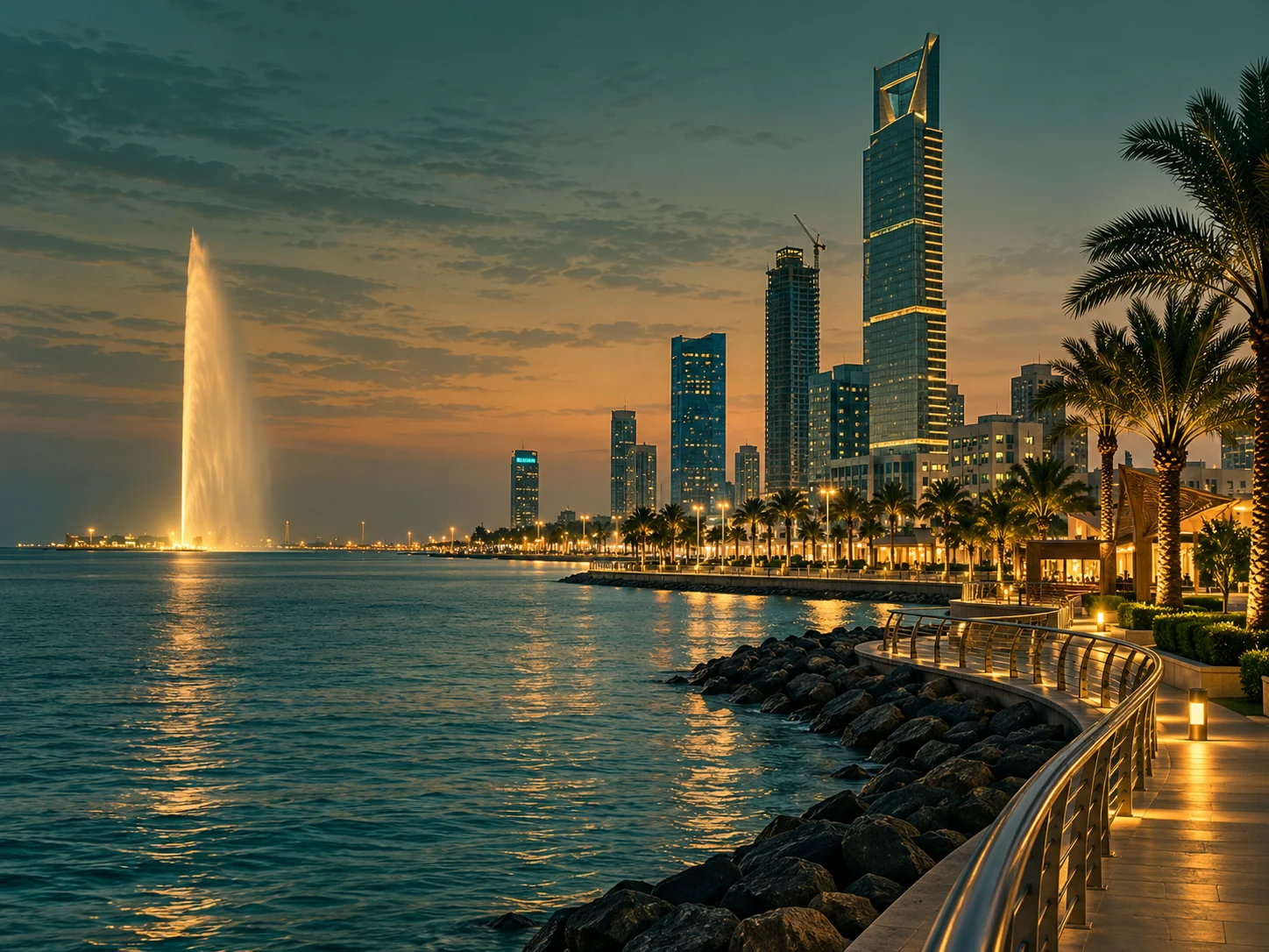 واجهة كورنيش جدة البحرية